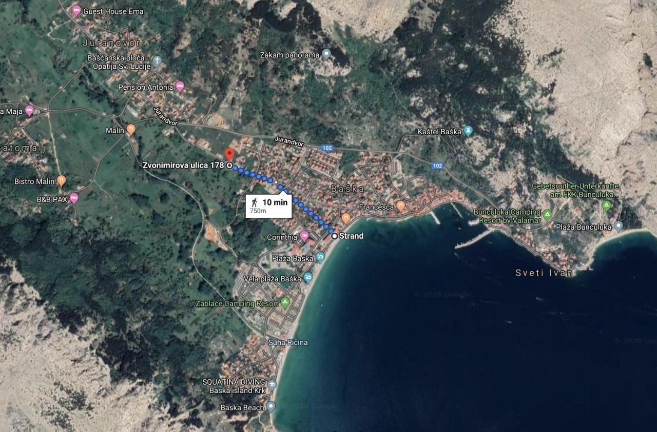 Apartments Dordic Baška Kültér fotó
